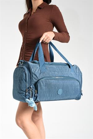 Ultra Hafif Su Geçirmez Seyahat Spor Çantası Unisex Mavi (Model: 571-7C)