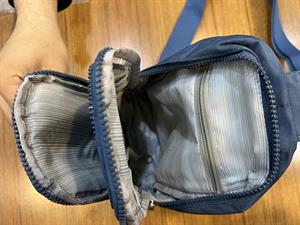 Üç Bölmeli Bodybag Göğüs Omuz Çantası Unisex Mor (Model: 571-8A)