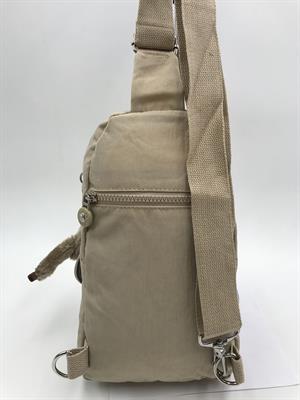 Üç Bölmeli Bodybag Göğüs Omuz Çantası Unisex Vizon (Model: 571-8A)