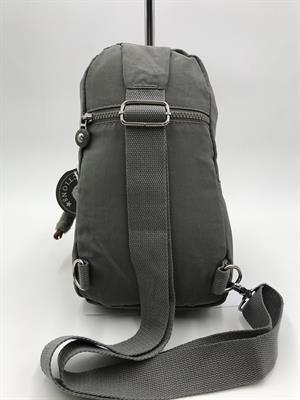 Üç Bölmeli Bodybag Göğüs Omuz Çantası Unisex Gri (Model: 571-8A)