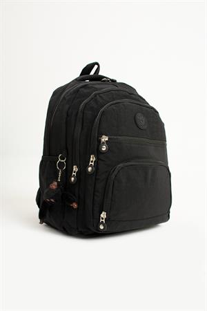 Ultra Hafif Orta Boy Sırt Çantası Unisex Siyah (Model: 571-3C) 