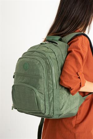 Ultra Hafif Orta Boy Sırt Çantası Unisex Yeşil (Model: 571-3C) 
