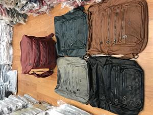 Yıkanmış Deri Hem Sırt Hem Omuz Çantası (571-1-6G) Bordo