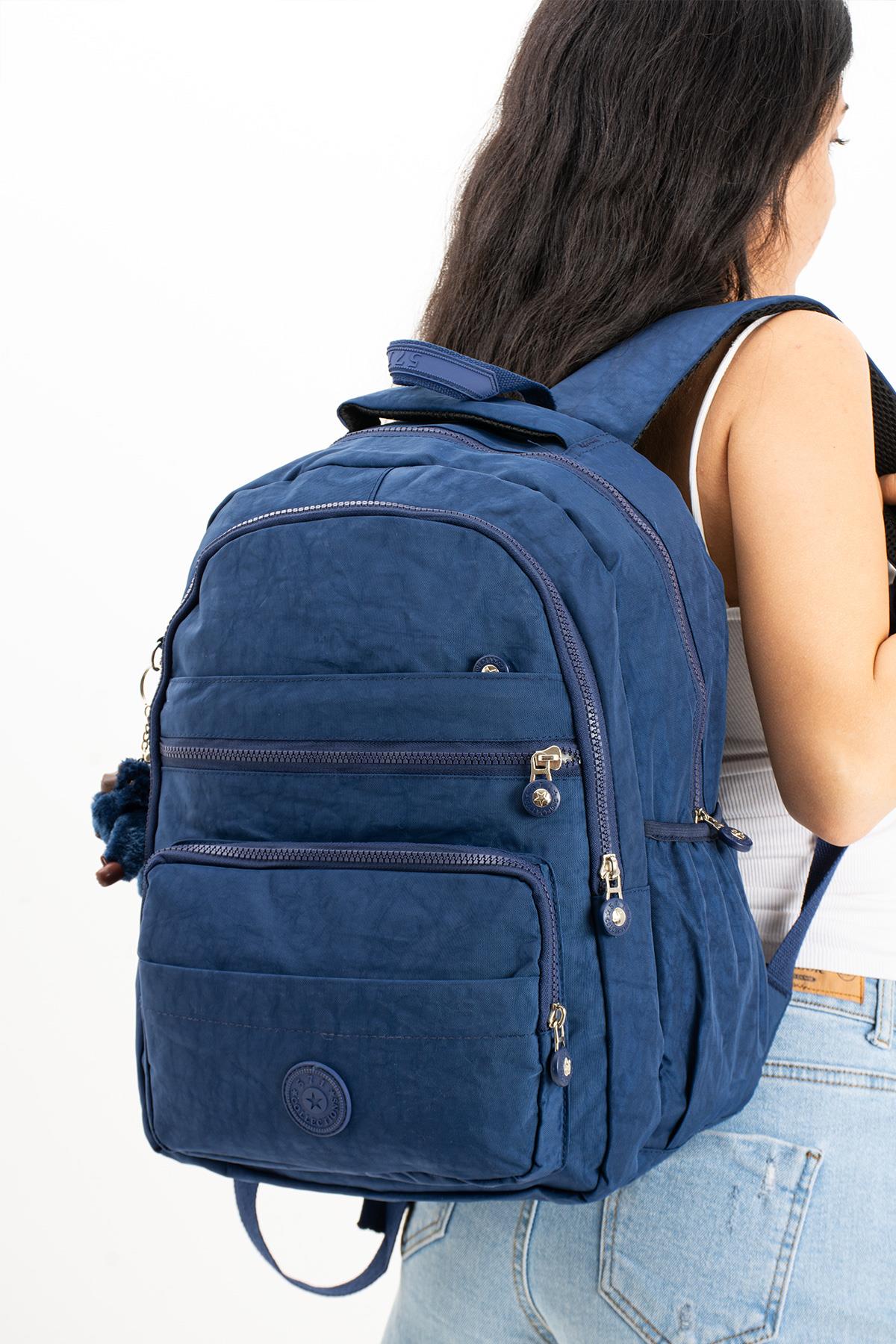 Ultra Hafif Çok Cepli Orta Boy Sırt Çantası Unisex Laci (Model: 571-3E) 