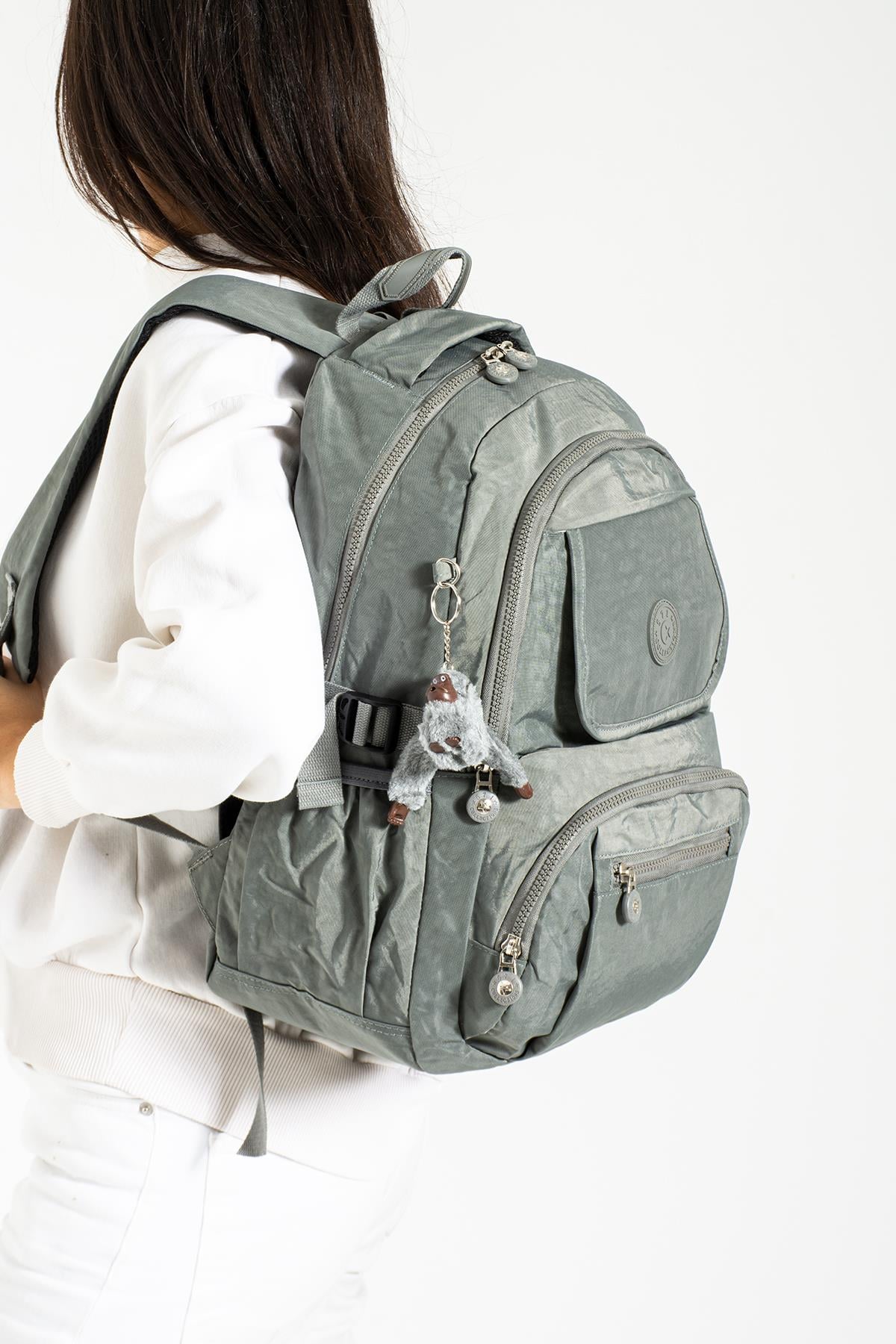 Ultra Hafif Sırt Çantası Unisex Gri (Model: 571-3D)