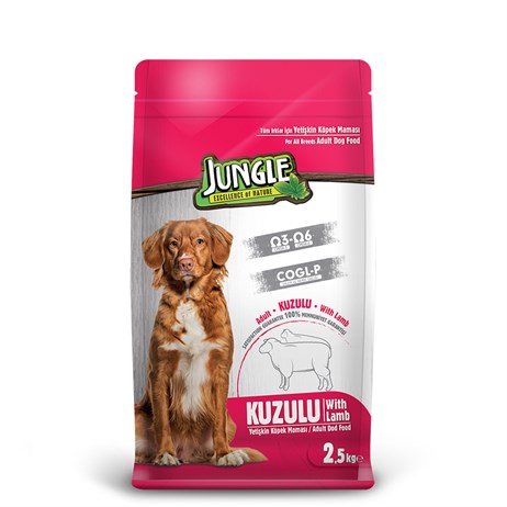 Jungle Kuzu Etli Yetişkin Köpek Maması 2,5kg