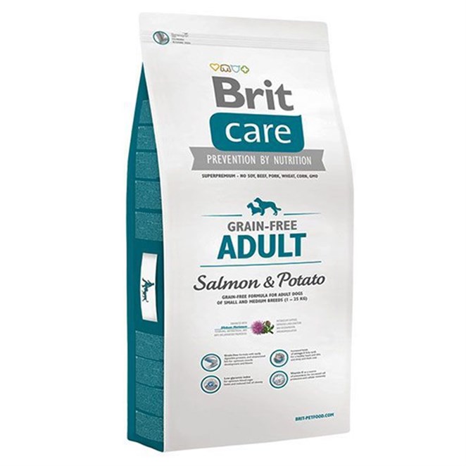 Brit Care Yetişkin Tahılsız Somonlu Patatesli Köpek Maması 3 Kg Brit Care Yetişkin Tahılsız Somonlu Patatesli Köpek Maması 3 Kg