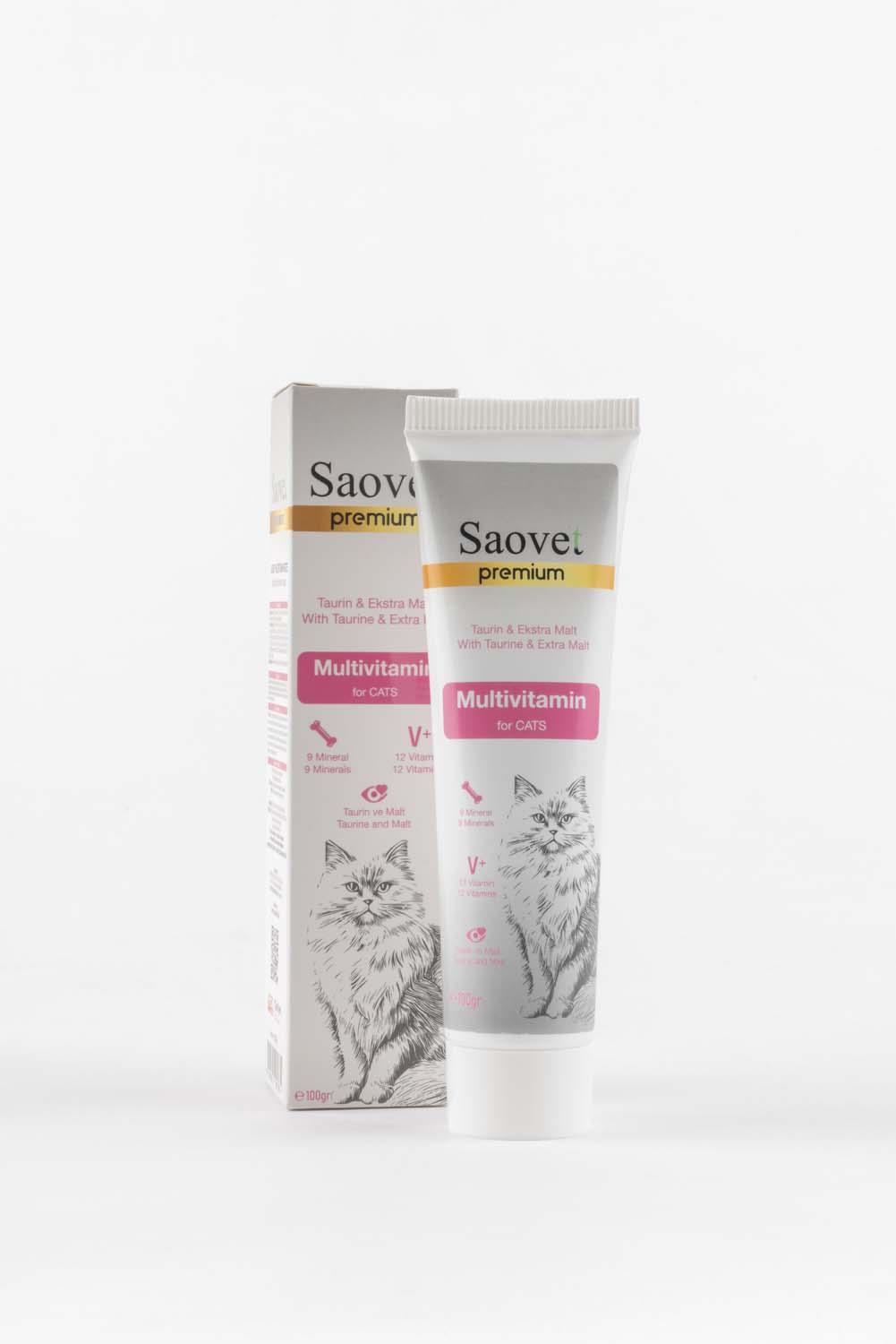 Saovet Multivitamin Paste Kediler İçin Multivitamin Pasta 100gr