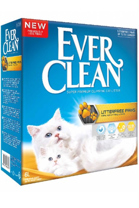 Ever Clean Litterfree Paws Patilere Yapışmayan Topaklanan Kedi Kumu 6lt