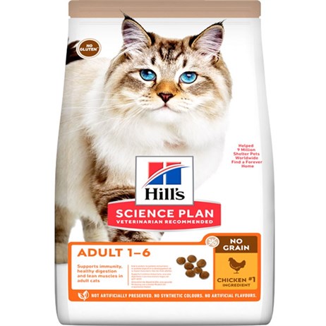 Hills Tahılsız Tavuklu Yetişkin Kedi Maması 1,5 Kg