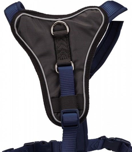 Trixie Köpek Premium Göğüs Tasması, XXS-XS:30-37cm/10mm, Çivit Mavi