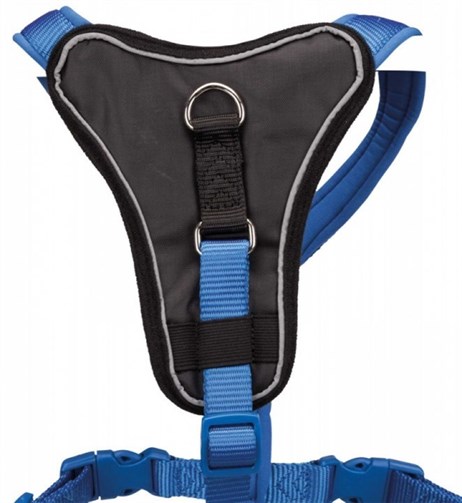 Trixie Köpek Premium Göğüs Tasması, XXS-XS:30-37cm/10mm, Mavi