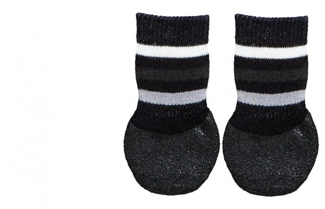 Trixie Köpek Çorabı, Kaymaz, L-XL, 2 Adet, Siyah