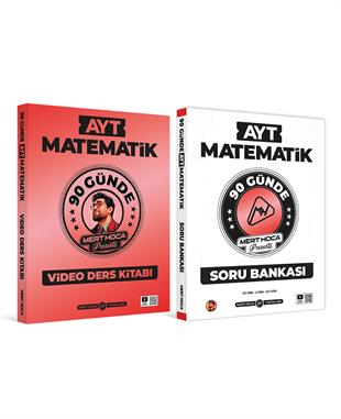 90 GÜNDE AYT MATEMATİK VİDEO DERS KİTABI VE SORU BANKASI SETİ