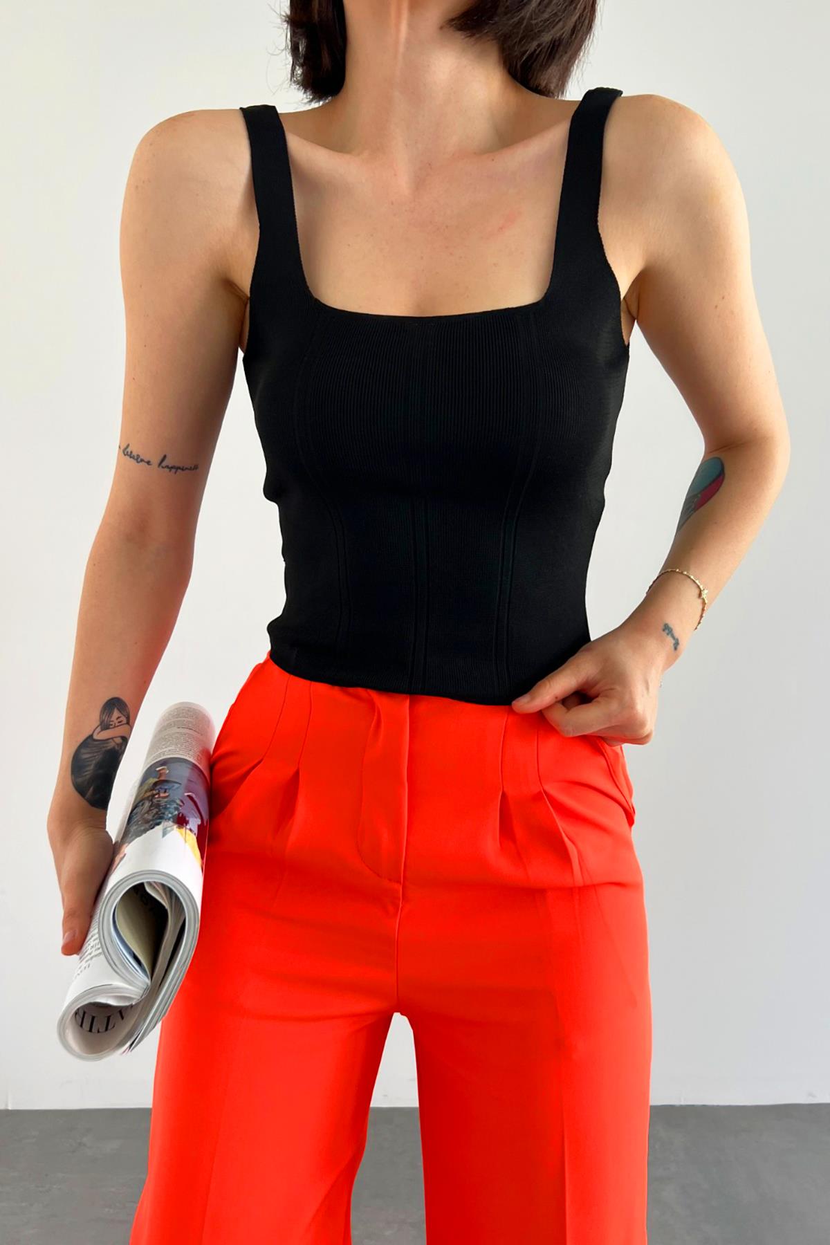 Üç Fitilli Askılı Atlet