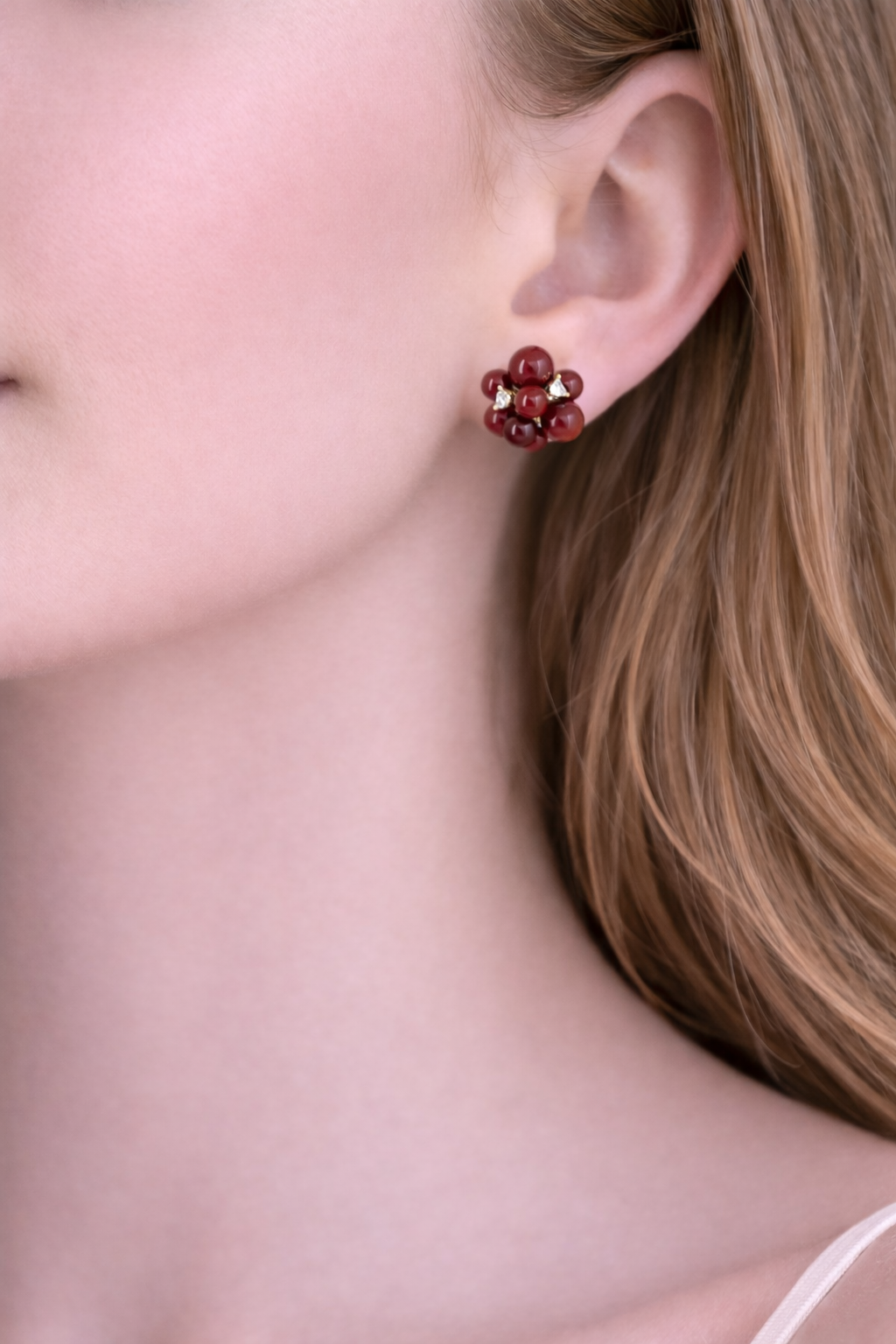 Meyve Tasarım Çelik Küpe