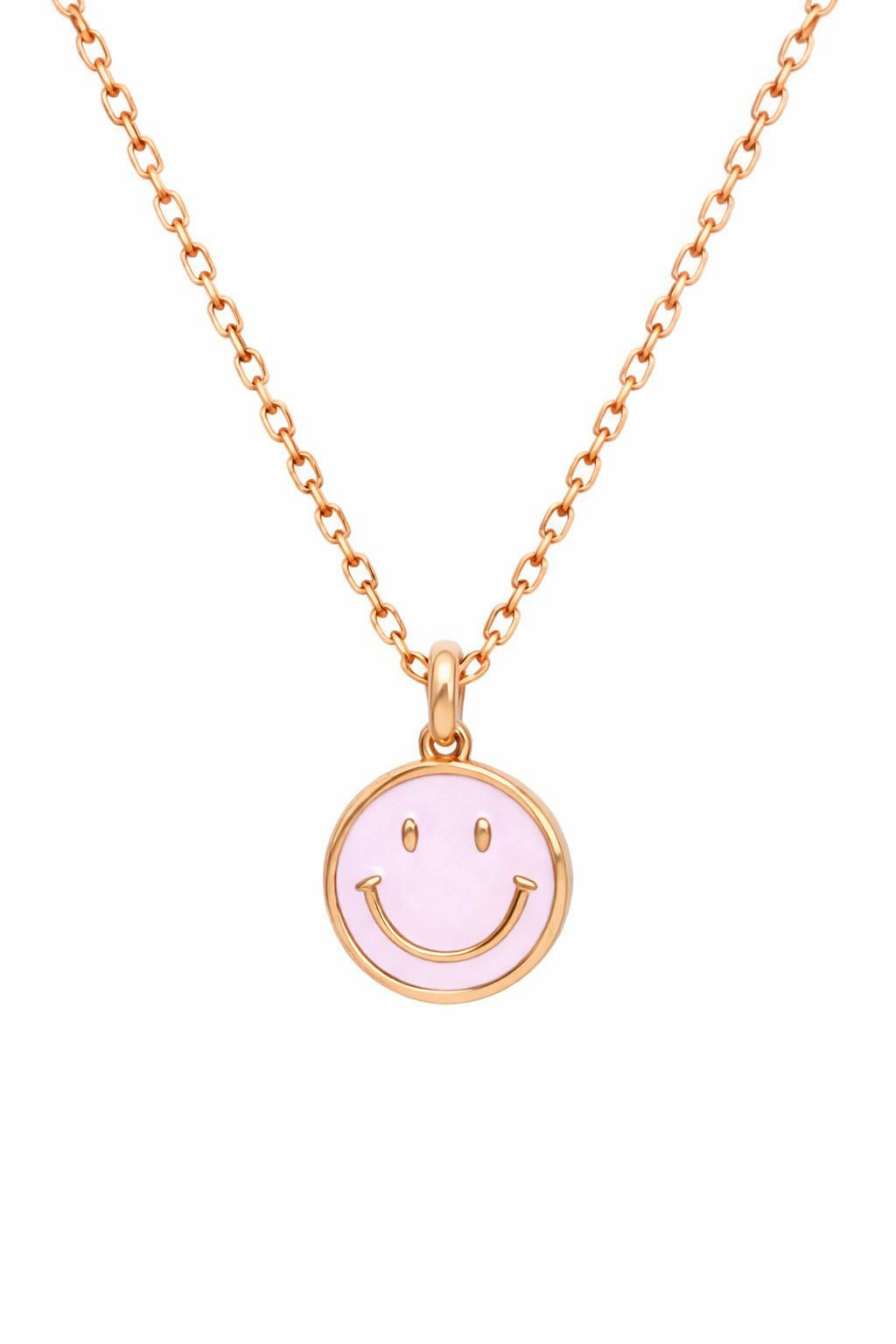 Enamel Smile Necklace