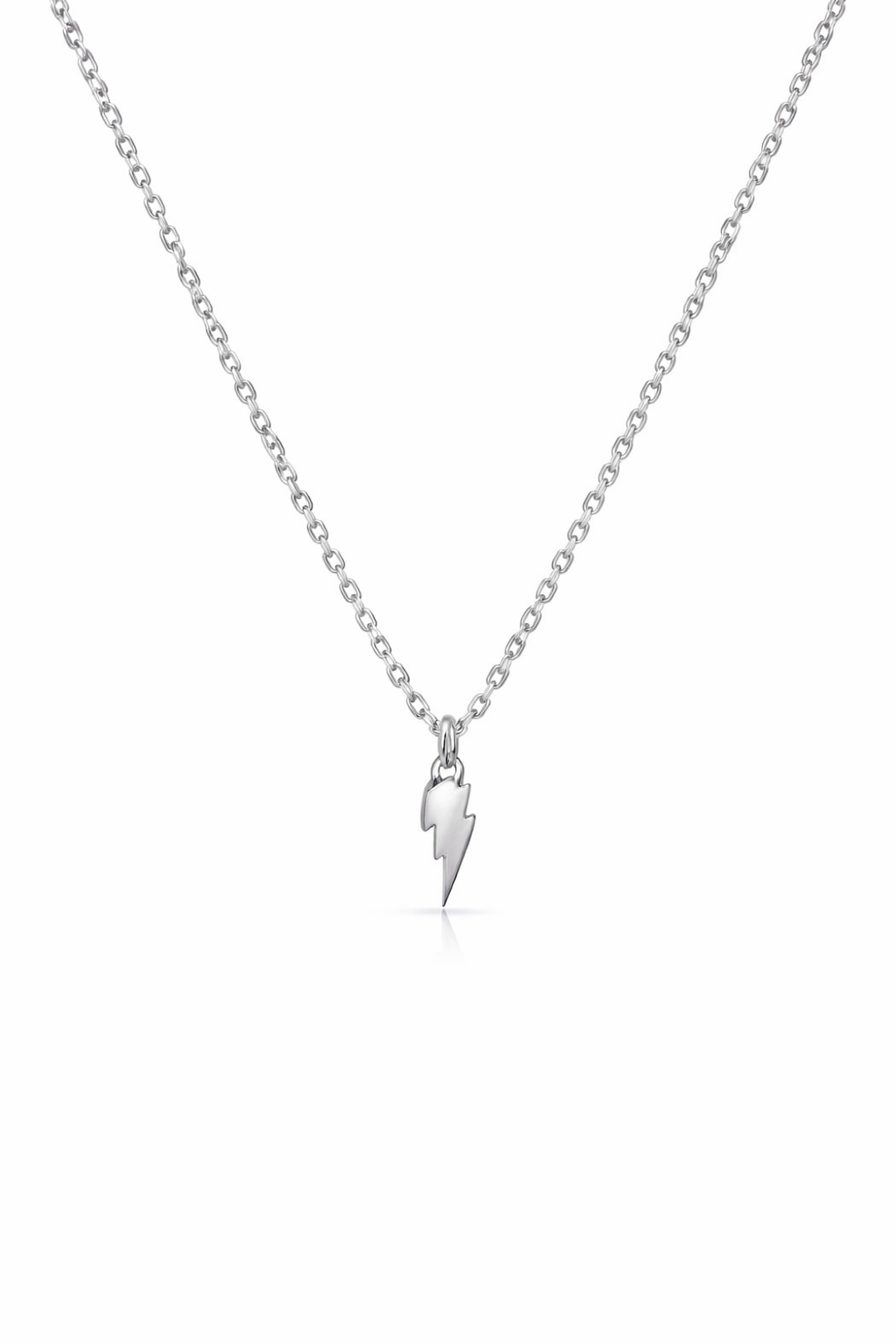 925 Ayar Gümüş Şimşek Kolye