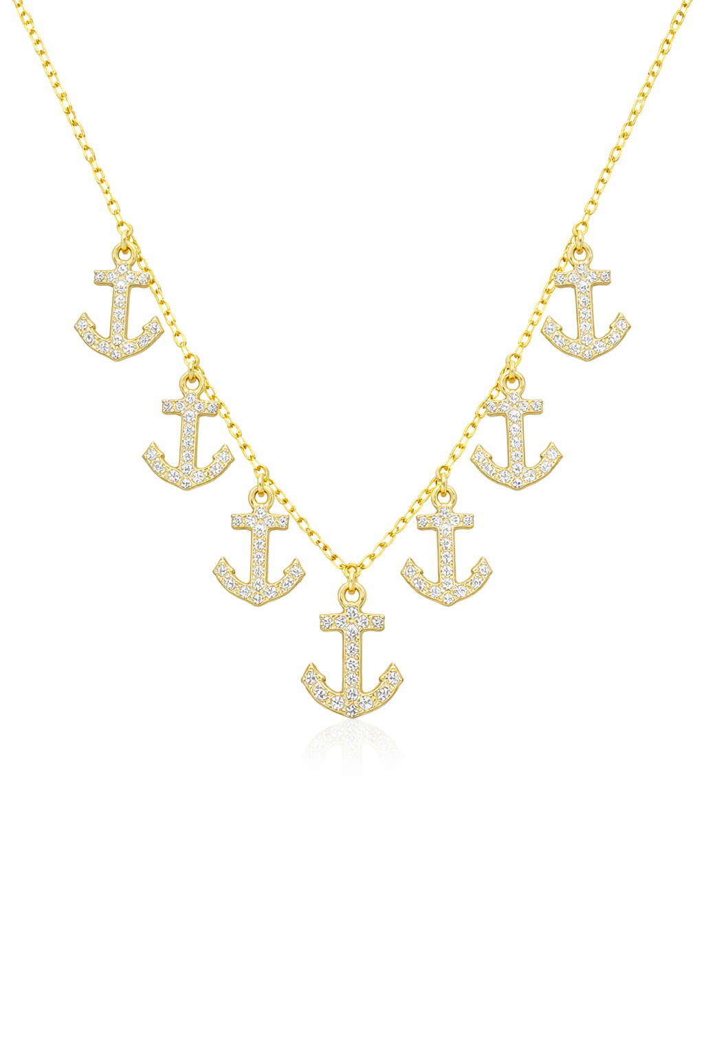 Anchors To Love Necklace