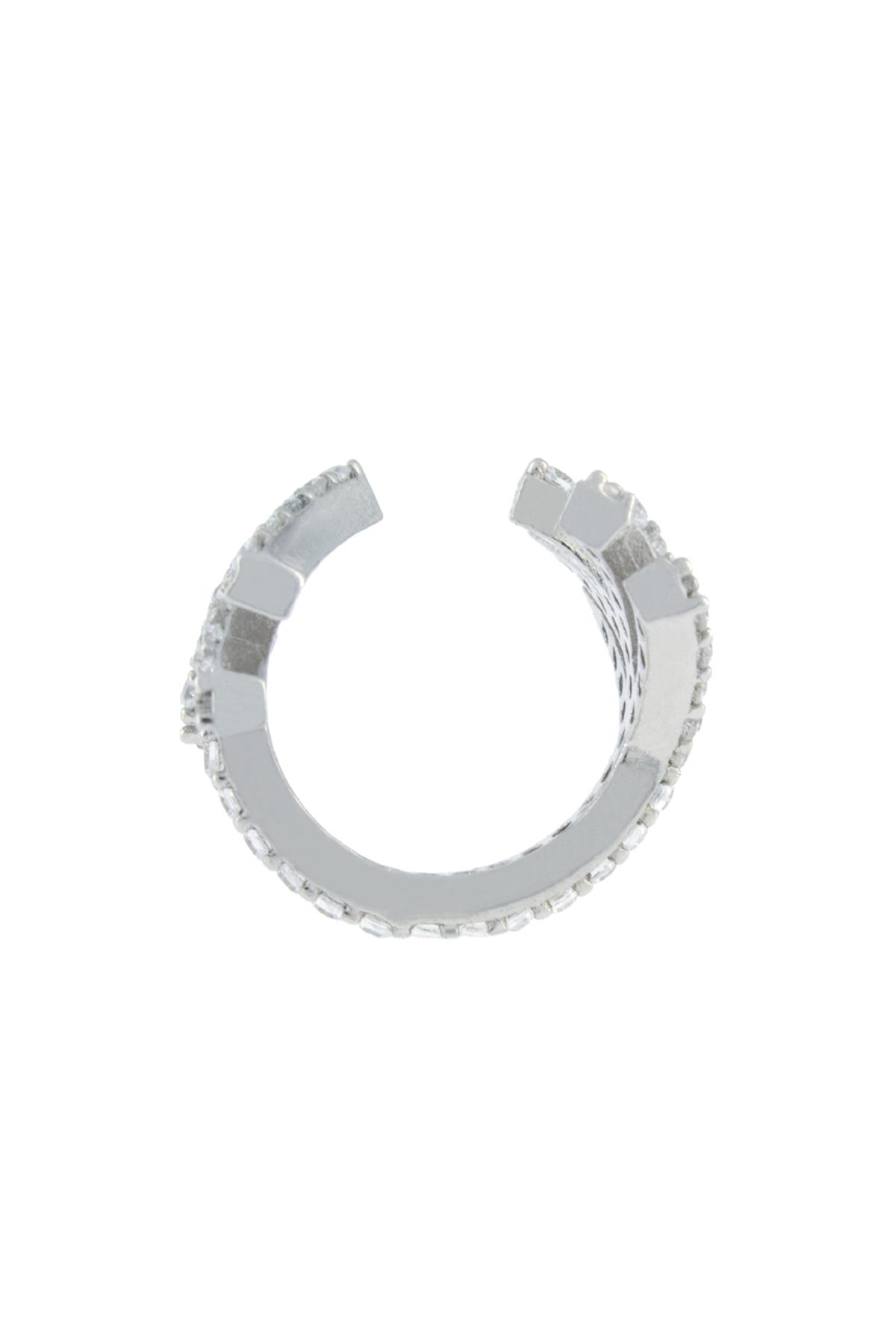 925 Ayar Gümüş Ok Tasarım Kıkırdak Küpe