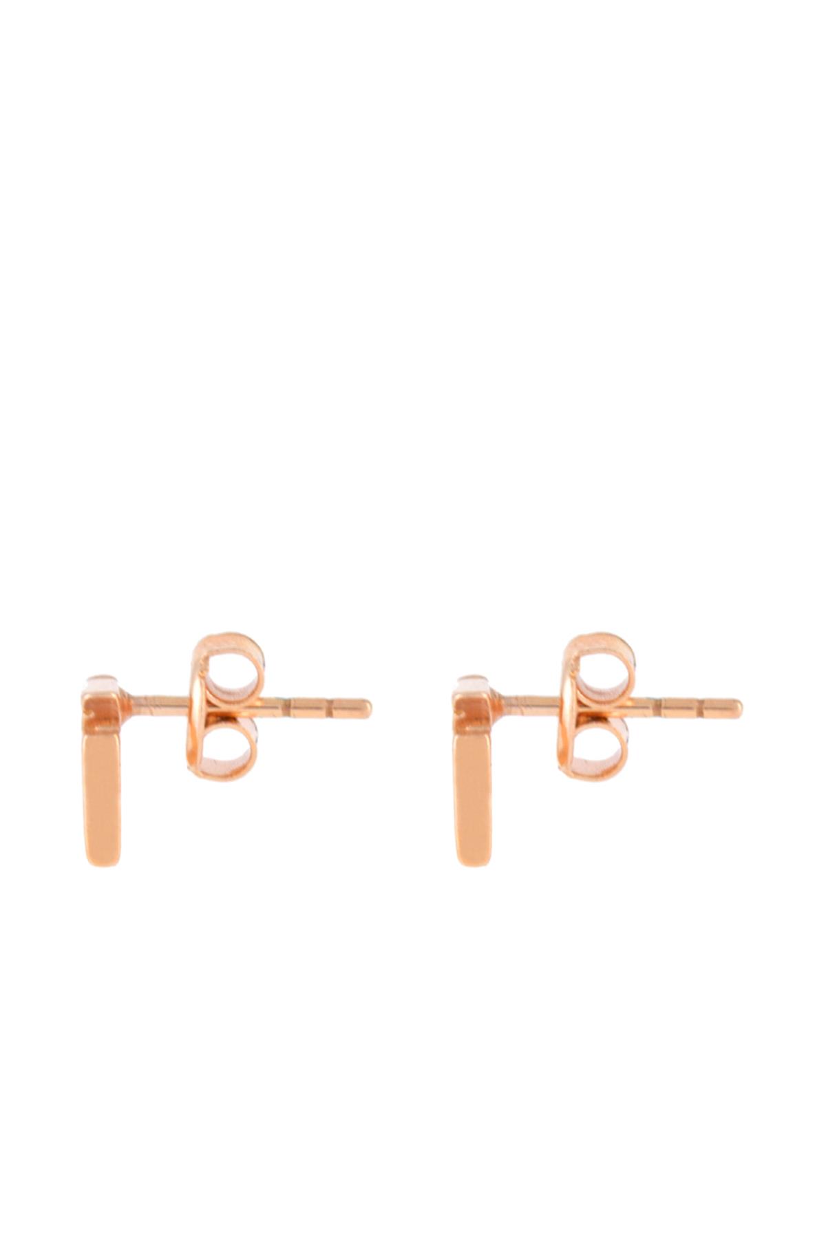 925 Ayar Gümüş Geometrik Tasarım Küpe 