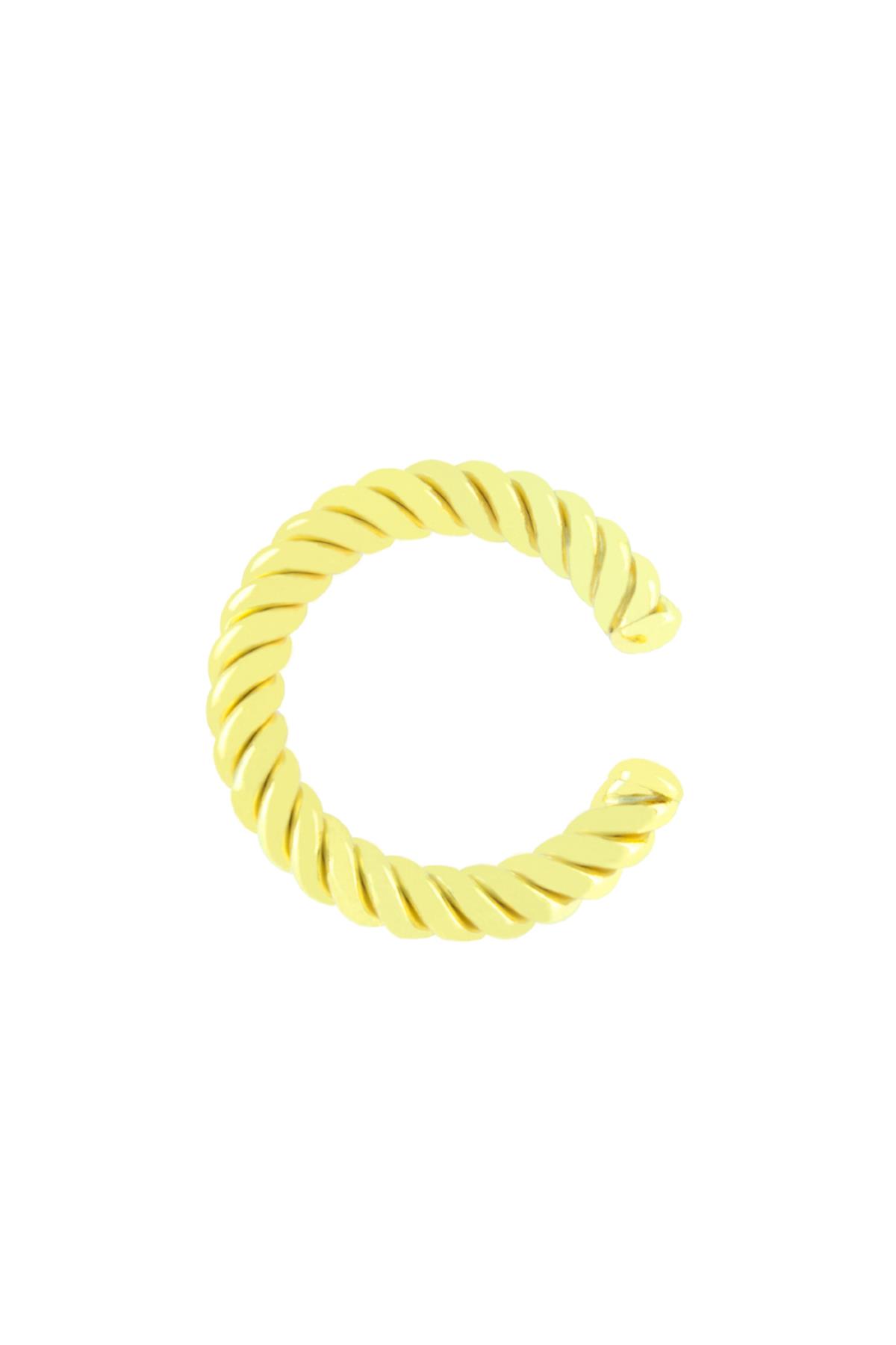 925 Ayar Gümüş İnce Sarım Kıkırdak Küpe