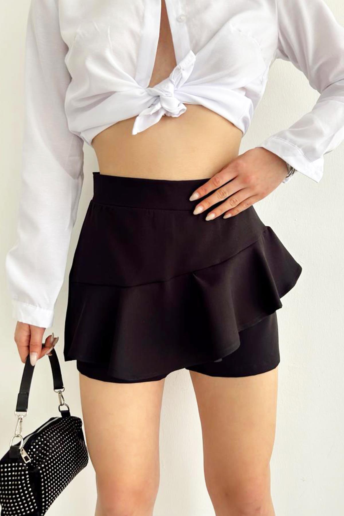 Fırfırlı Şortetek