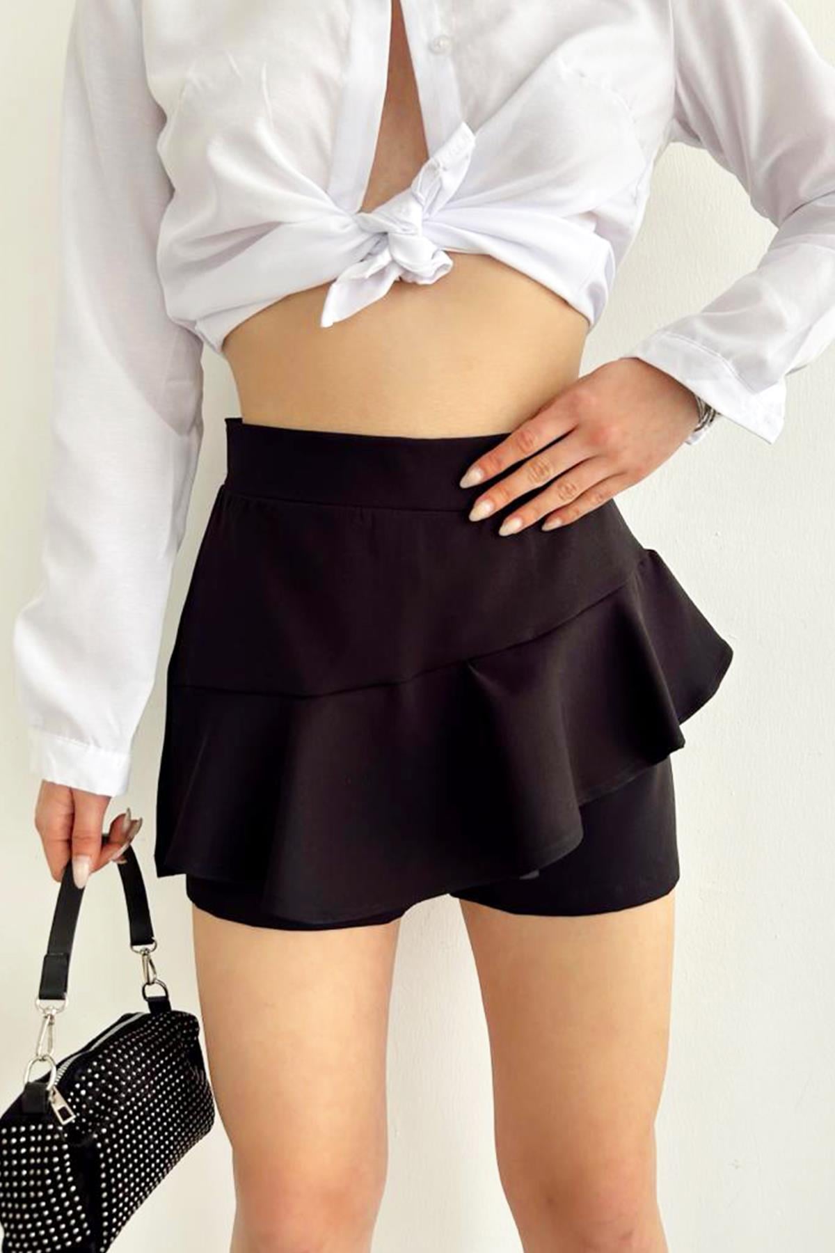 Fırfırlı Şortetek