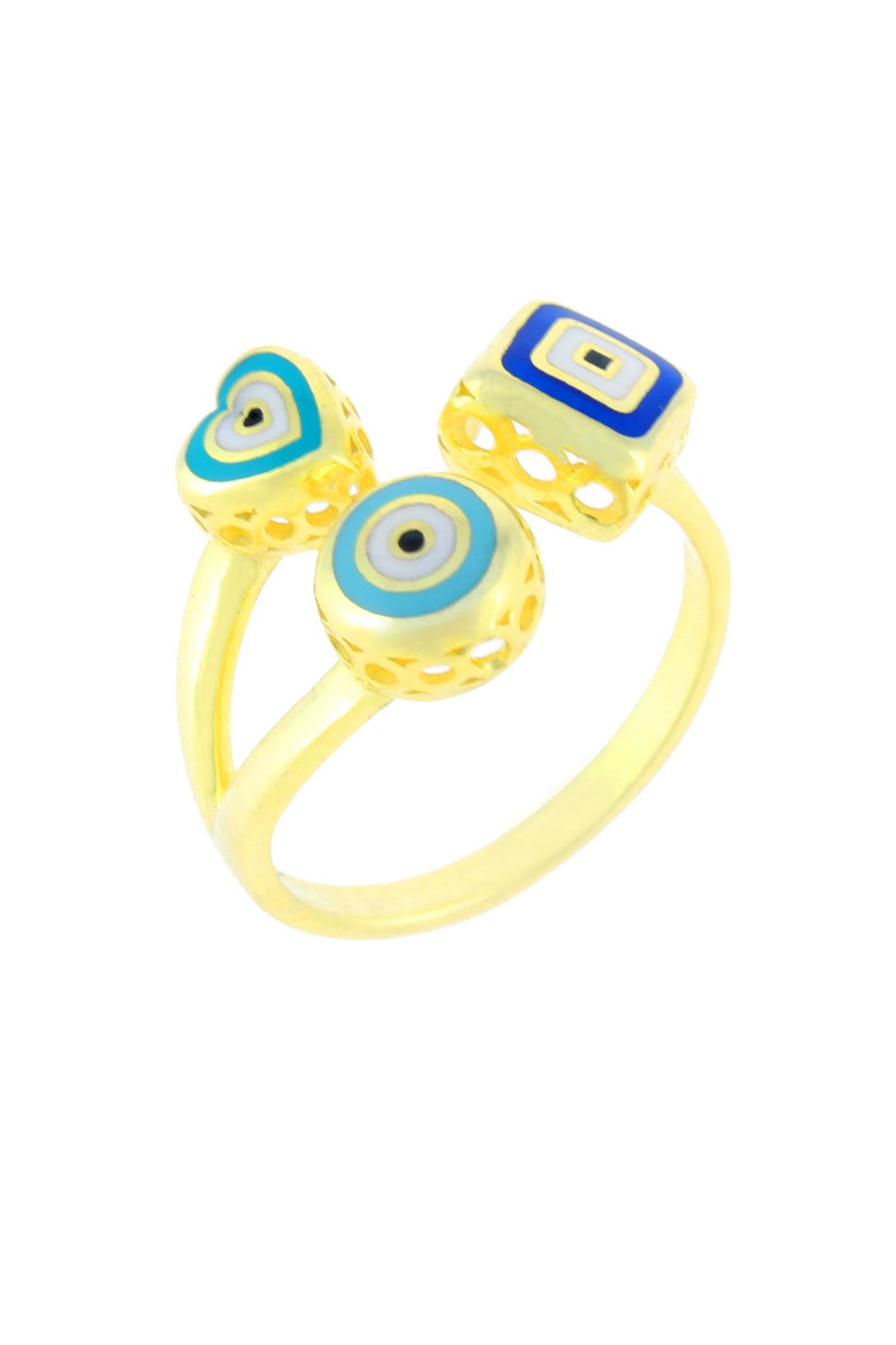 925 Ayar Gümüş Mineli Sembolik Yüzük