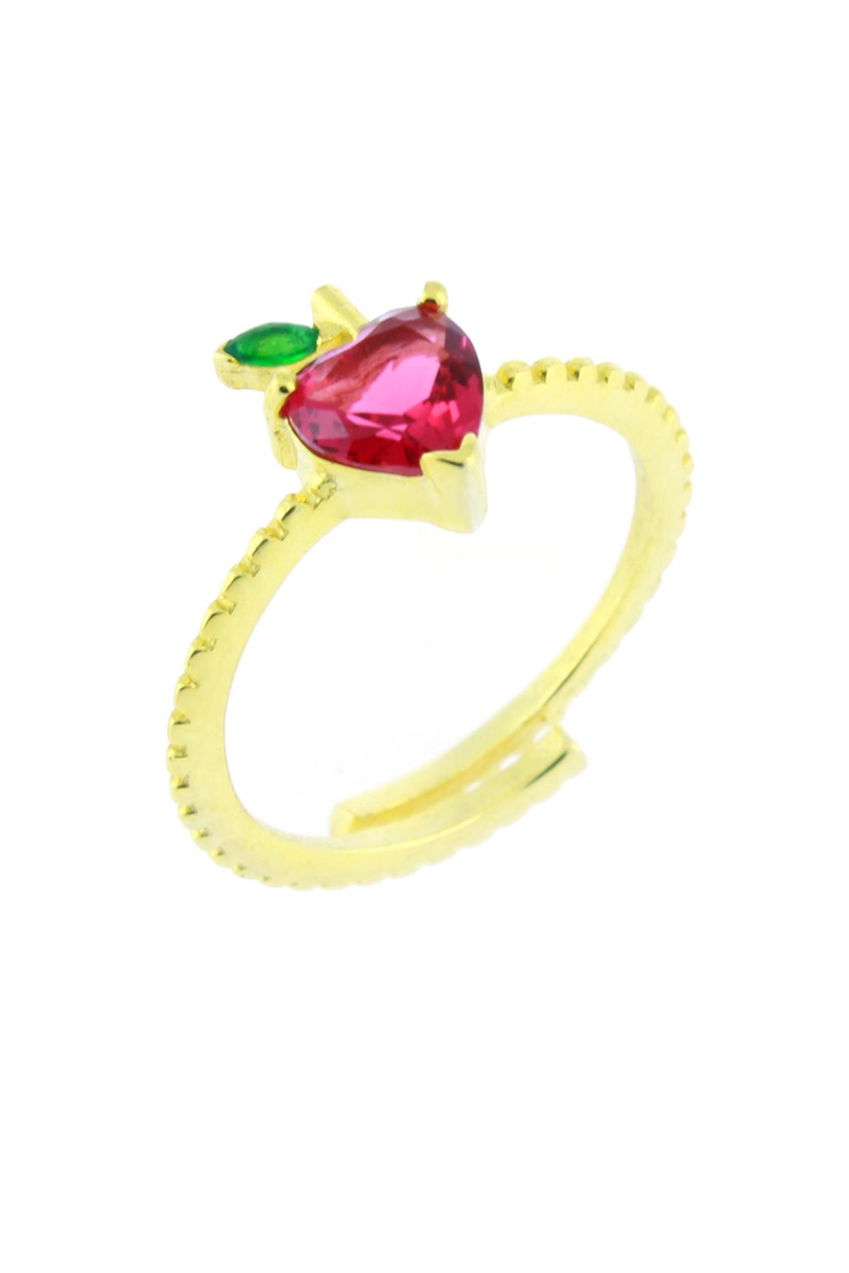 Red Fruit Of The Heart Ring