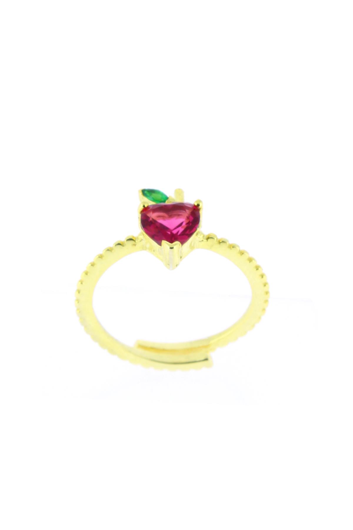 Red Fruit Of The Heart Ring
