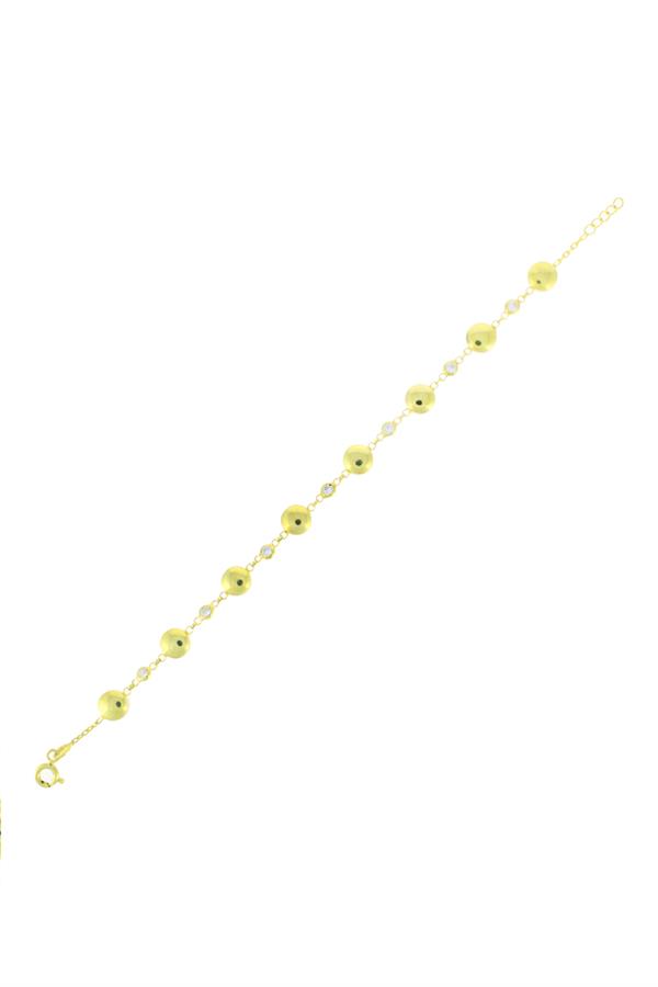 925 Ayar Gümüş Dairesel Tasarım Bileklik 