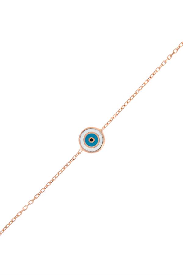 925 Ayar Gümüş Küçük Nazar Boncuk Bileklik