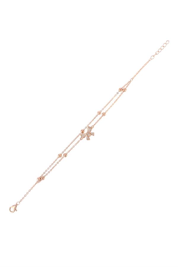 925 Ayar Gümüş Kurdele Detay 2li Bileklik 