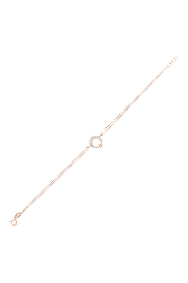 925 Ayar Gümüş Ay Yıldız Bileklik