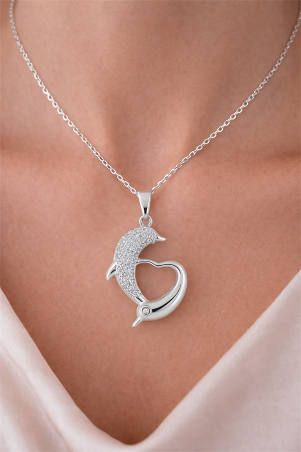 Yunus Tasarımlı Çelik Kolye Ucu