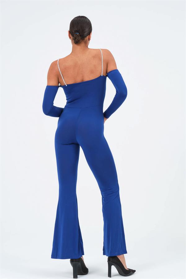 Stone Strap Jumpsuit Dress