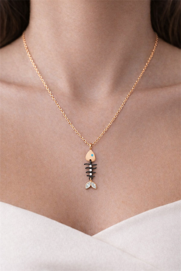 Walleye Fish Necklace