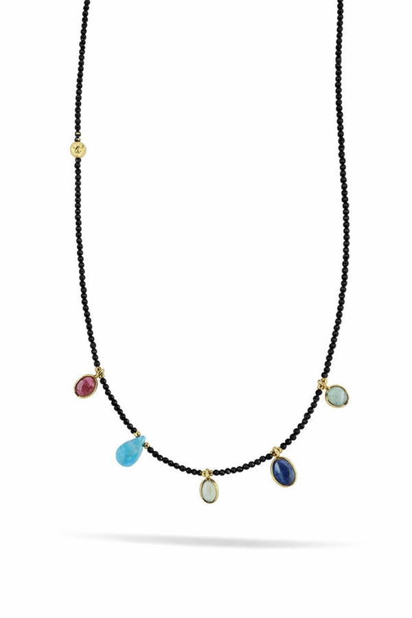 925 Ayar Gümüş Doğal Taşlı Kolye