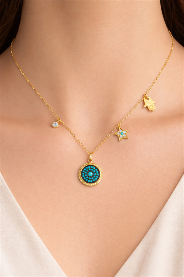 925 Ayar Gümüş Şans Kolyesi