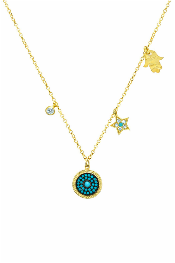 925 Ayar Gümüş Şans Kolyesi