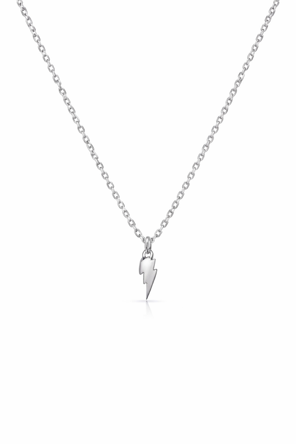 925 Ayar Gümüş Şimşek Kolye