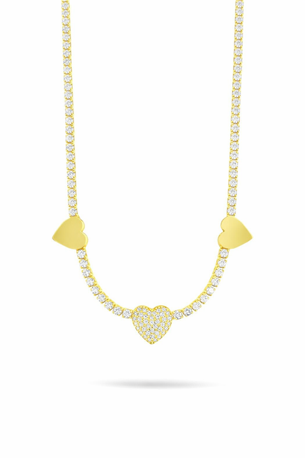Sparkle İn Hearts Necklace