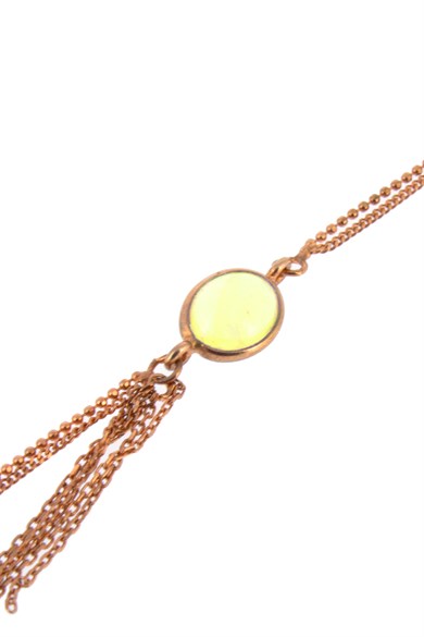 925 Ayar Gümüş Renkli Taş Sarkık HalHal