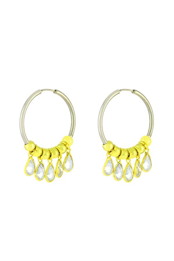 Drop Crown Earring