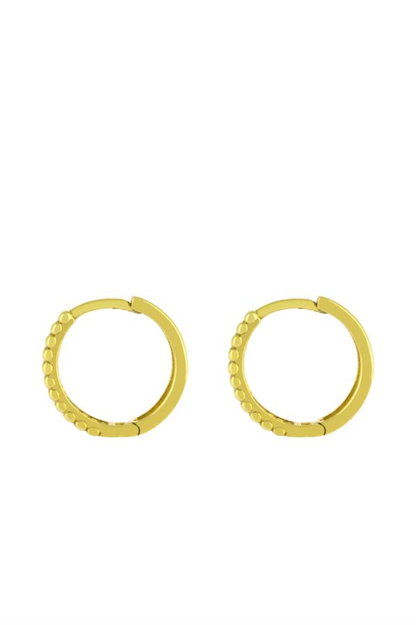 925 Ayar Gümüş Taş İşlemeli Halka Küpe 