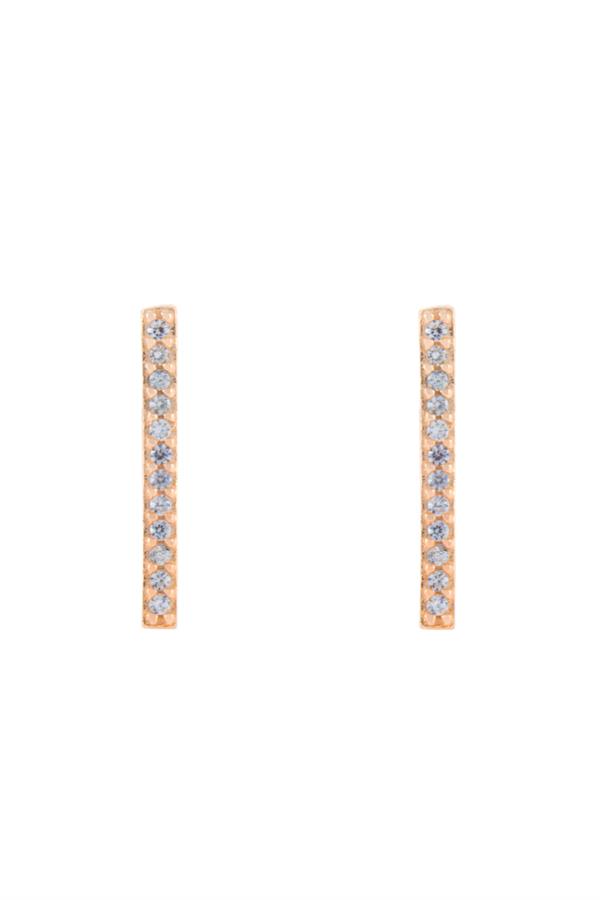 925 Ayar Gümüş P Harfi Küpe 