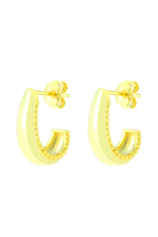 925 Ayar Gümüş Tasarım Küpe 