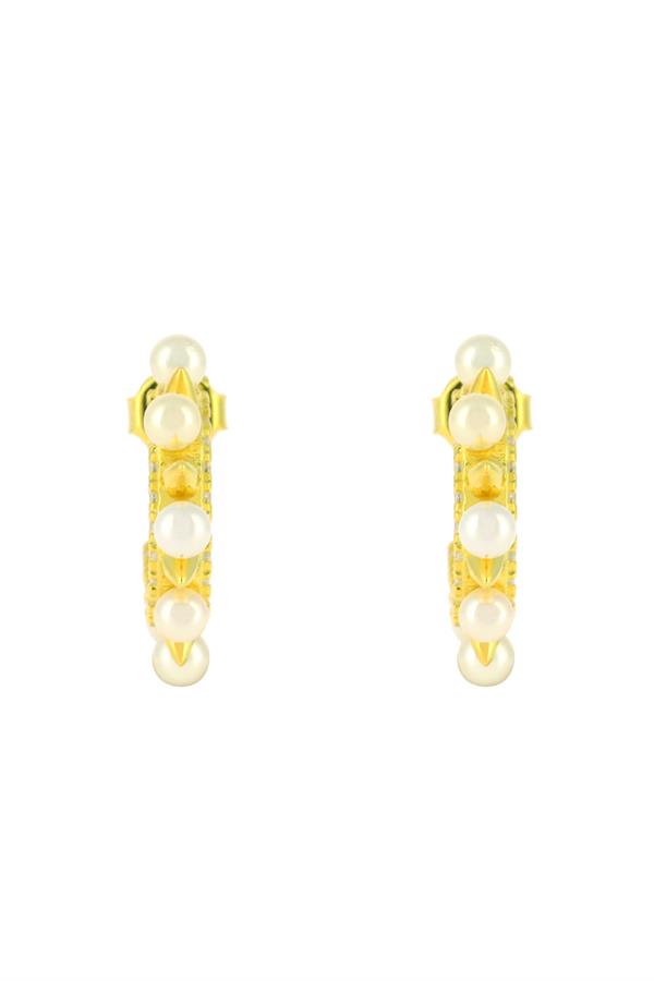 Pearl İn Arrows Earring
