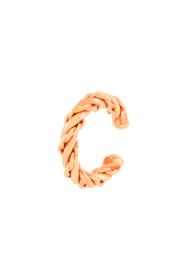 925 Ayar Gümüş Sarmal Kıkırdak Küpe